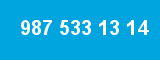 987 533 13 14 987 533 13 14